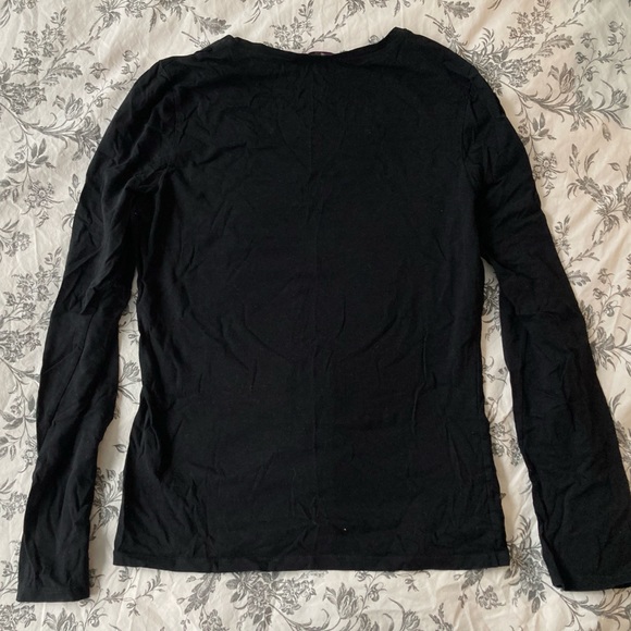SMART SET Black Classic Long Sleeved Shirt ✨ 50% OFF BUNDLES ✨ - Picture 3 of 4